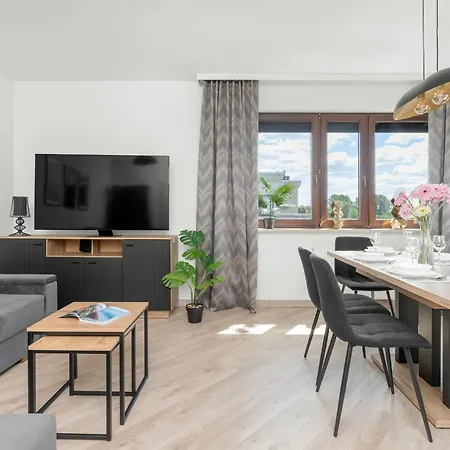 Luksusowy Apartament Z 4 Sypialniami, Klimatyzacja I Biurkiem W Gdansku By Noclegi Renters Exteriér fotografie