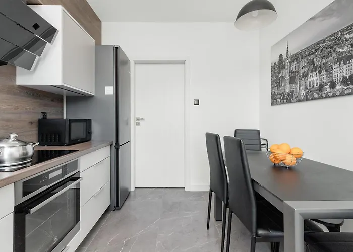 Luksusowy Apartament Z 4 Sypialniami, Klimatyzacja I Biurkiem W Gdansku By Noclegi Renters